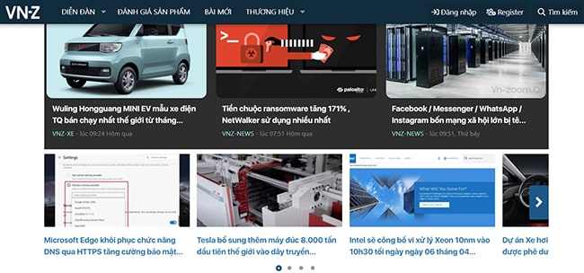 Trang web công nghệ VN-Z